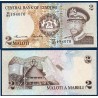 Lesotho P.4b, Neuf, Billet de 2 Maloti 1984 Mokorotlo