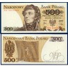 Pologne P.145d, Neuf, Billet de 500 Zlotych 1982 Kosciuszko