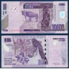 Congo P.103b, Sup, Billet de 10000 Francs 2013 Buffles