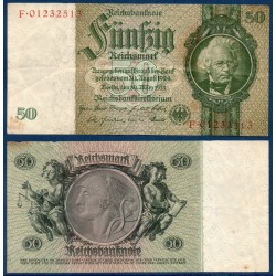 Allemagne P.182b, TTB Billet de 50 Reichsmark 1945 Hansemann