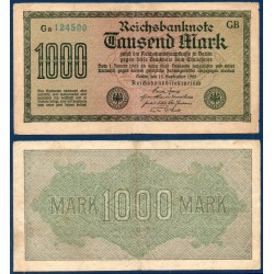 Allemagne P.76e, TB Billet de 1000 Mark 1922 onludé