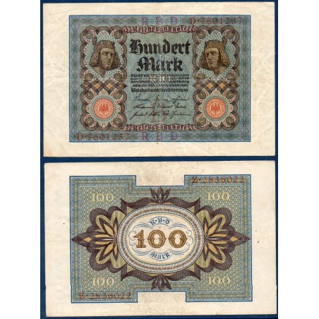 Allemagne P.69a, TTB Billet de 100 Mark 1920 7 digits