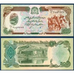 Afghanistan P.60c, Neuf, Billet de 500 afghanis 1991 Bala Hissar