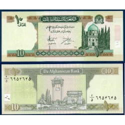 Afghanistan P.67a, Neuf, Billet de 10 afghanis 2002 Mirwais Hotak