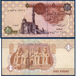 Egypte Pick N°50f, Billet de banque de 1 Pound 2001-2003