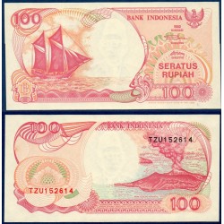 Indonésie Pick N°127e, billet de banque de 100 Rupiah 1996