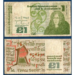 Irlande Pick N°70c, Billet de banque de 1 livre 1982-1987