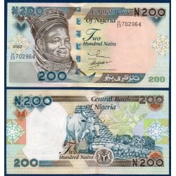 Nigeria Pick N°29a, Billet de Banque de 200 Naira 2000-2002