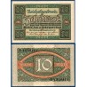 Allemagne P.67a, Spl Billet de 10 Mark 1920 avec lettre