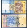 Ukraine P.116Aa, neuf Billet de 1 Hryvnia 2006 Prince Vladimir