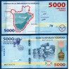 Burundi P.53a, Neuf, Billet de 5000 Francs 2015 Buffle danseurs