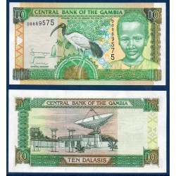 Gambie Pick N°21c, Billet de banque de 10 Dalasis 2005