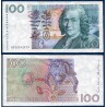 Suède P.57a, TTB, Billet de 100 Kronor 1986-1992 Carl von Linné