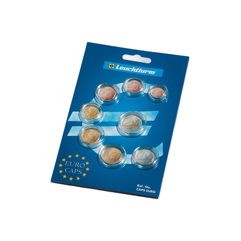 capsules pour 8 pièces de monnaie Euro