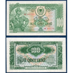 Albanie Pick N°30a, Billet de banque de 100 Leke 1957