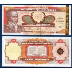 Haïti Pick N°271, Billet de banque de 20 Gourdes 2001