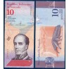 Venezuela Pick N°103, Billet de banque de 10 Bolivares 2018