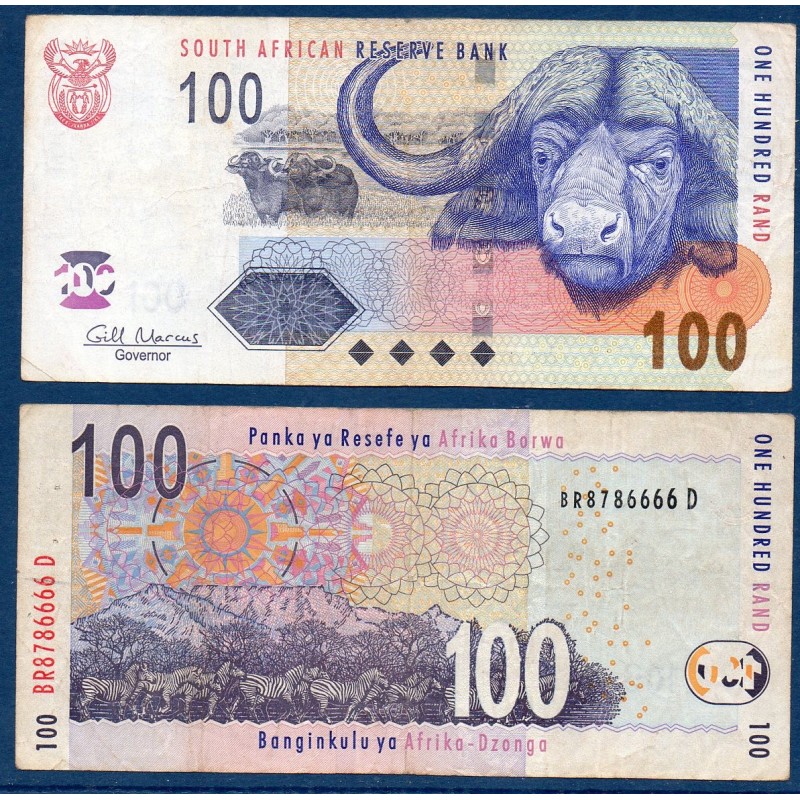 Afrique du sud P.131b, TTB, Billet de 100 rand 2005 Afrikaner