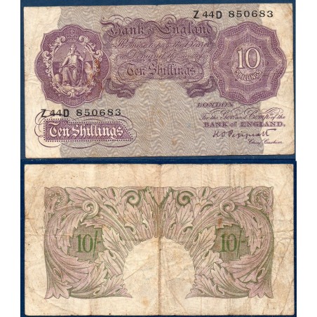 Grande Bretagne P.366 TB billet de 10 shillings 1940-1948 violet