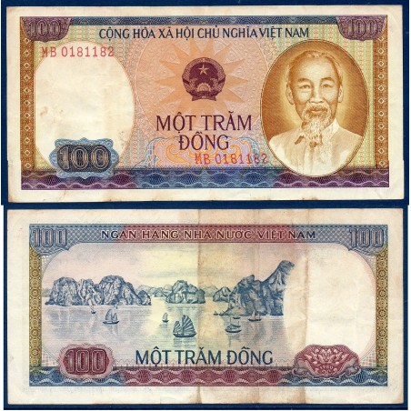 Viet-Nam Nord Pick N°88b, Billet de banque de 100 dong 1980-1981