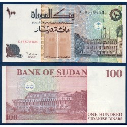 Soudan P.56a, Sup, Billet de 100 dinars 1992 Assemblée