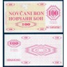 Bosnie P.6r, neuf Billet de 100 Dinara 1992 rose