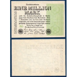 Allemagne P.102b, Neuf Billet de 1 million Mark 1923 rond