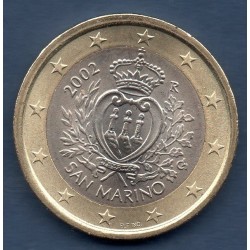 Pièce 1 euro Saint-Marin 2002
