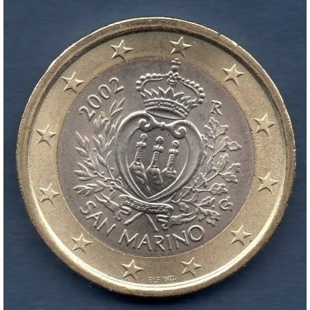 Pièce 1 euro Saint-Marin 2002