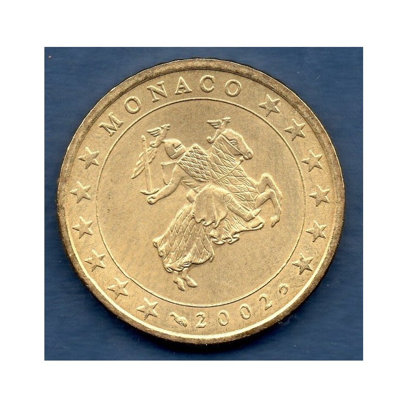 Pièce 50 centimes d'euro Monaco 2002