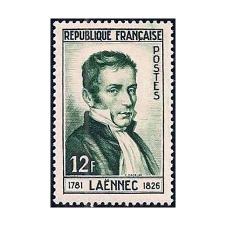 Timbre France 936 René Laennec neuf