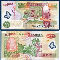 Zambie P.44g, TTB, Billet de 1000 Kwacha 2009 Oryctérope