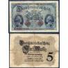 Allemagne P.47b, B Billet de 5 Mark 1914 Germania