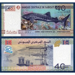 Djibouti Pick N°46, Billet de banque de 40 Francs 2017