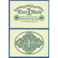 Allemagne Pick N°61a, Billet de banque de 1 Mark 1922