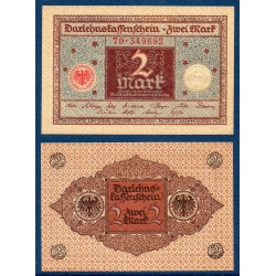 Allemagne P.60, Spl Billet de 2 Mark 1920 marron