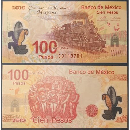 Mexique Pick N°128a, Neuf Billet de Banque de 100 pesos 2007