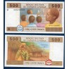 Afrique Centrale P.206Ud2 Cameroun, Neuf Billet de 500 Francs CFA 2002 école