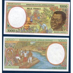 Afrique Centrale P.402Lg Gabon, Neuf, Billet de 5000 Francs CFA 2000 récolte