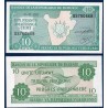 Burundi P.33d, Neuf, Billet de 10 francs 1997-2003  Frontière armoiries