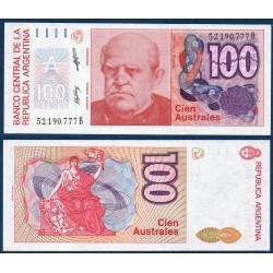Argentine Pick N°327b, Billet de banque de 100 Australes 1985