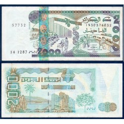 Algérie P.144, TTB, Billet de 2000 dinar 2007 amphithéâtre