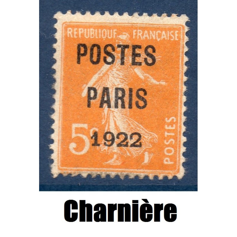 https://www.issoire-philatelie.com/30538-large_default/timbre-france-preobliteres-yvert-30-semeuse-poste-paris-1922-5c-orange-neuf-avec-charniere.jpg