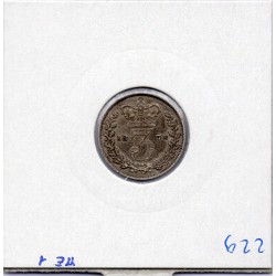 Grande Bretagne 3 pence 1874 Sup, KM 730 pièce de monnaie