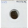 Italie Sicile Messine Federico III d'Aragona denaro 1296-1337 TB pièce de monnaie