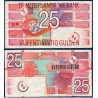 Pays Bas P.100, TB, Billet de 25 Gulden 1999 Rose