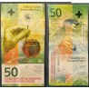 Suisse P.77c, TTB+, Billet de 50 Francs 2015 Parapente