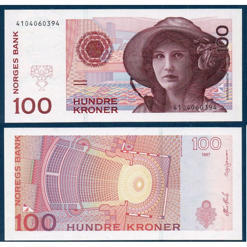 Norvège Pick N°47a, Neuf Billet de banque de 50 Kroner 1995-1998