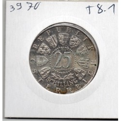 Autriche 25 Schilling 1955 Sup, KM 2880 pièce de monnaie