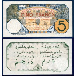 AOF P.5Bf, Sup Billet de 5 Francs 1.9.1932 Dakar